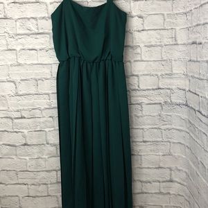Emerald Green Midi Dress